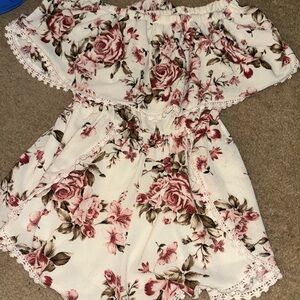Small floral romper